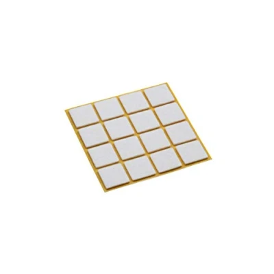 Imagen de Metafranc 645096 Protectores de fieltro, autoadhesivos, unidades, color blanco, 22 x mm (16 Stück)