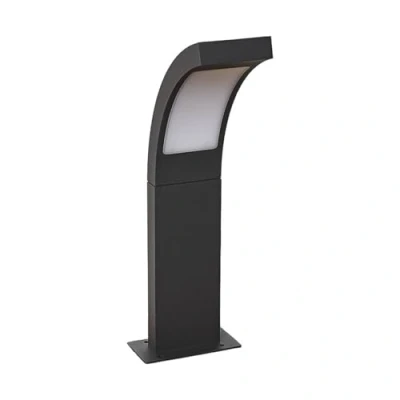 Imagen de LED Lámpara para exterior &#039;Juvia&#039; (Moderno) en Negro hecho de Aluminio (1 llama,) Lucande iluminación senderos, baliza, farola