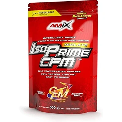 Imagen de Amix IsoPrime CFM Isolate Doypack 500 gr 90% proteína