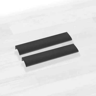 Imagen de HARTE Pack 2 Tiradores Edge Straight Antracita para Muebles de Baño y Cocina 200 mm Incluye tornillos Furnipart