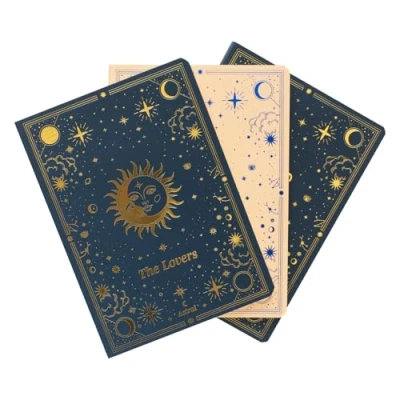 Imagen de Grupo Erik Pack cuadernos A6 Astral Bloc de notas distintos diseños 3 Libretas Libreta Cuaderno pequeña Material escolar y Papeleria