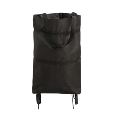 Imagen de carrito de la compra, plegable, hasta 15 kg, resistente al agua, 25 l, cómodo y práctico, 2 ruedas silenciosas