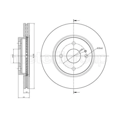 Imagen de Disco de freno METELLI 23 0983