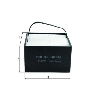 Imagen de MAHLE ORIGINAL KX 394 filtro Combustible Cartucho filtrante, Primer filtro, con calefacción del MAN: TGA, TGX, TGS, RENAULT TRUCKS: Magnum
