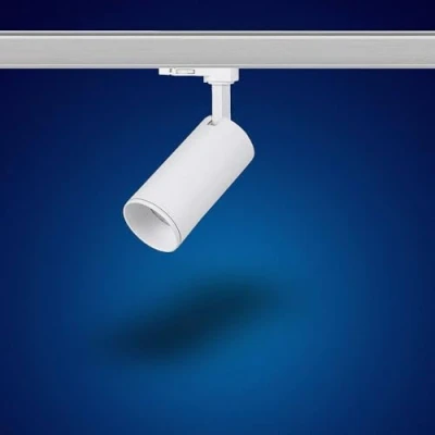 Imagen de Mextronic Foco LED de 3 fases para sistema raíles/raíles (GU10) giratorio y orientable bombillas GU10