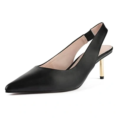 Imagen de L37 HANDMADE SHOES Palermo, Bomba Mujer, Negro, 39 EU