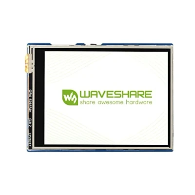 Imagen de Waveshare 2.8inch Touch Display Module for Raspberry Pi Pico 262K Colors 320x240 Pixels Resistive Controller XPT2046 ST7789 Driver Using SPI Bus…