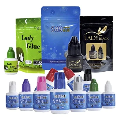 Imagen de Pegamento para pestañas Sky Glue extensiones de Profesional Fijación ultrafuerte larga vida útil RA 5ml