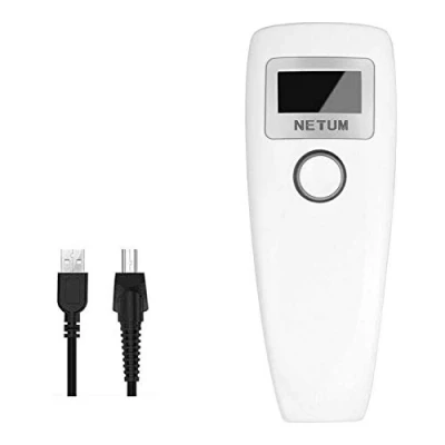 Imagen de NETUM Bluetooth QR 2D Escáner de código Barras inalámbrico Lector códigos MaxiCode Data Matrix PDF417 para Android SPP e iOS HID NT Z2S