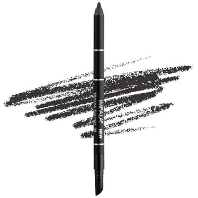 Imagen de Impala Lápiz de Ojos Waterproof con Silicona Color Gris Oscuro Brillantina Nº 02 Trazo Definido o Efecto Difuminado Textura Cremosa Fácil Aplicar Intenso Duradero y Resistente al Agua