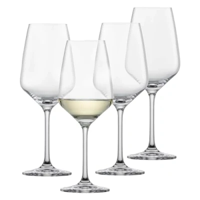 Imagen de Schott Zwiesel Juego de 4 copas vino blanco, tulipán en color claro, contenido cristal: 365 ml, tamaño: 21,1 x 7,9 cm, 123609