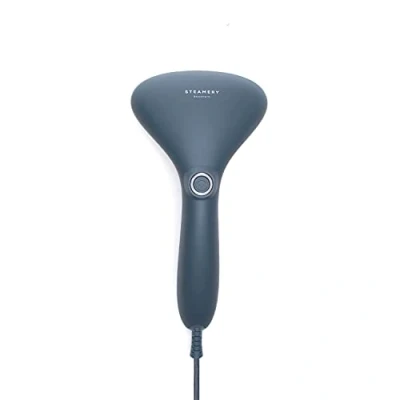 Imagen de Steamery Vaporizador de mano Cirrus 2, 1500W, boquilla acero inoxidable, calentamiento rápido en 25 segundos, elimina las arrugas la ropa, Azul