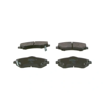 Imagen de BOSCH 0 986 494 493 Juego de pastillas freno Low Metallic con avisador acústico desgaste Chapa antichirridos DODGE: Nitro SUV, Journey MPV