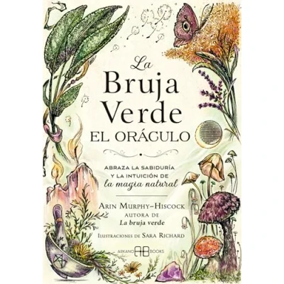 Imagen de la Bruja Verde. El oráculo: Abraza sabiduría y intuición de magia natural