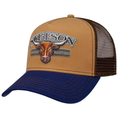 Imagen de Stetson Gorra Trucker Pure Life Small Hombre Camionero de béisbol Malla Snapback, con Visera, Visera Primavera/Verano Talla única marrón