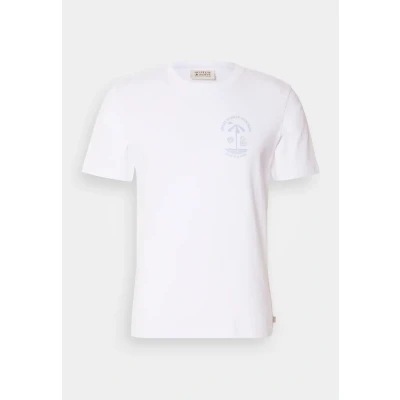 Imagen de Scotch &amp; Soda Regular FIT LEFT Chest LOGO Camiseta estampada, Hombre, Talla: Small, White