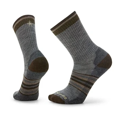 Imagen de Smartwool Outdoor Light Cushion CREW Socks Unisex Calcetines de deporte, Talla: XL, Medium gray