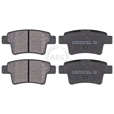 Imagen de A.B.S. 37597 Juego de pastillas freno sin sensor desgaste CITROËN: C4 I Grand Picasso, Picasso 1, 2