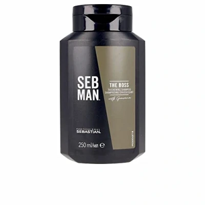 Imagen de Seb Man The Boss Champú Espesante y engrosador Voluminizador para cabellos finos 250ml