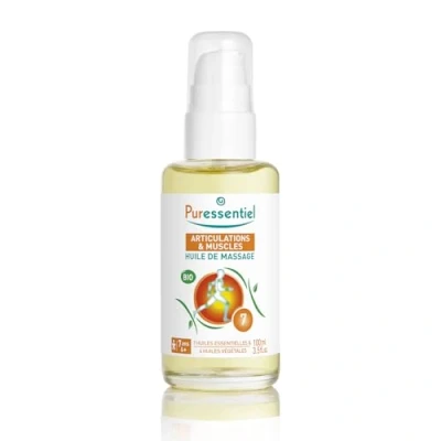 Imagen de Puressentiel Articulaciones y Músculos Aceite de masaje BIO Preparación recuperación deportiva 100ml