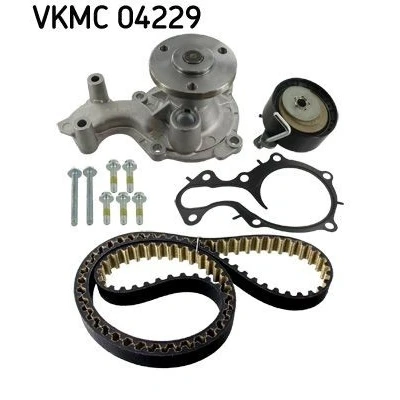 Imagen de Conjunto de control válvulas (correa + rodillo bomba fluido) SKF VKMC 04229