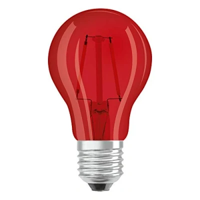 Imagen de OSRAM LED STAR DECO CLASSIC a Bombilla , Casquillo E27 Naranja 1500 K 2,50 W Equivalente 15Wro Rojo