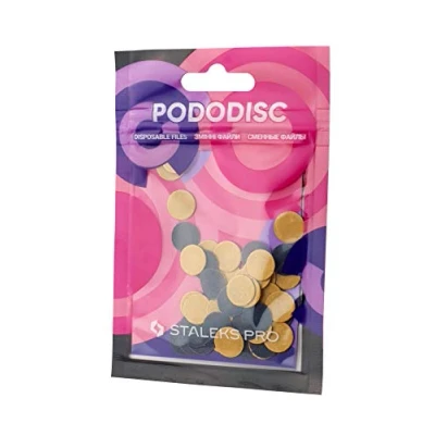 Imagen de STALEKS PRO PODODISC PDF 10 LOTE DE 50 DESECHABLES ADHESIVOS PARA PEDICURA (GRIT 240)
