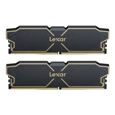 Imagen de Lexar THOR OC Memoria RAM DDR5 32GB Kit (16GBx2) 6000 MHz, DRAM 288 Pin UDIMM PC Memoria, de computadora Alto Rendimiento para XMP 3.0/AMD EXPO, CL32 38 96, 1.3V (LD5U16G60C32LG RGD)