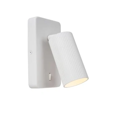 Imagen de Lucide Foco de pared Clubs, 1 luz, blanco