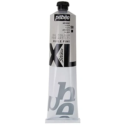 Imagen de Pebeo Aceite fino XL 200 ml Pintura al óleo Plata 200058