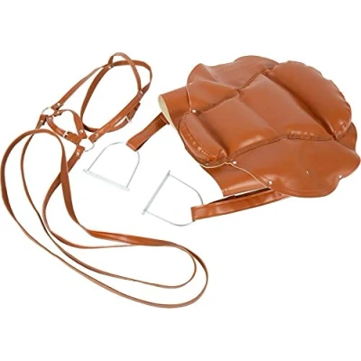 Imagen de Small Foot 11906 Set Caballo con Silla y Brida, Foot, Madera, jardín o habitación Infantil, Accesorios, a Partir de 3 años Toys, Multicolor, tamaño (11906)