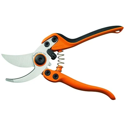 Imagen de Fiskars Tijeras de poda profesional M (PB 8), Hojas acero alta calidad, Longitud: 20 cm, Negro/Naranja, 1020204