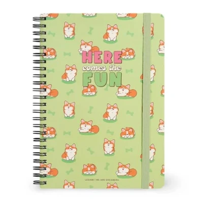Imagen de Cuaderno Con Espiral Lined Legami Corgi