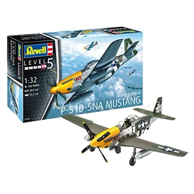 Imagen de Revell P 51D 5NA Mustang (Early Version Kit Modelo, Multicolor (03944)