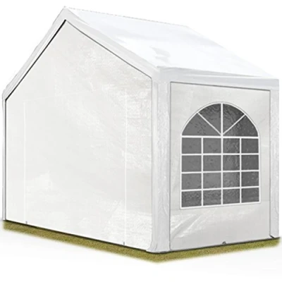 Imagen de TOOLPORT Carpa de Fiesta 4x2 m para Fiestas Lona PE 450 N jardín Blanca Impermeable