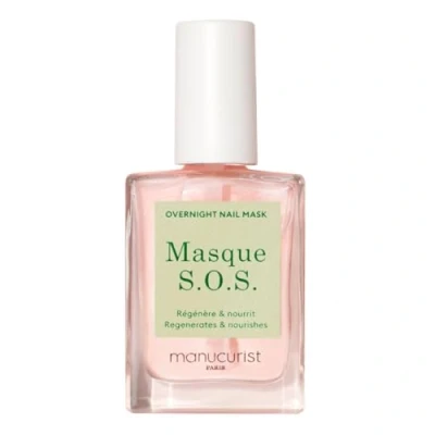 Imagen de Manucurist Mascarilla SOS Tratamiento de Noche para Uñas Endurecedor fragiles Nail Repair Mask Fortalecedor Dañadas, Rayadas, Desforradas Vegano y Fabricado en Francia