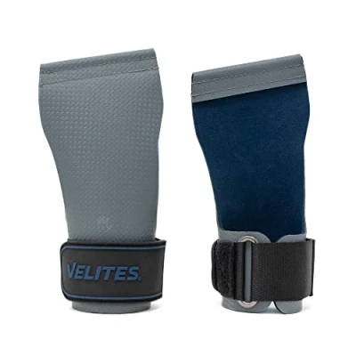 Imagen de Velites I Calleras Quad Ultra Sin Magnesio para Atletas de Crosstraining o Gimnasia Mejora Tus Resultados y consigue Objetivos Talla XL Color Gris.