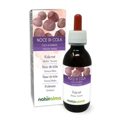 Imagen de Nuez de kola (Cola acuminata) semillas Tintura Madre sin alcohol Naturalma Extracto líquido gotas 120 ml Complemento alimenticio Vegano