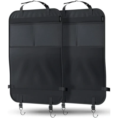 Imagen de LIONSTRONG® Organizador de coche para niños, asiento trasero [resistente al agua] Protección del respaldo niños