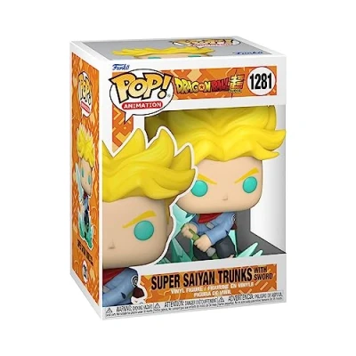 Imagen de Funko Pop! Animation: DBS Super Saiyan Trunks with Sword Dragon Ball Figura de Vinilo Coleccionable Idea Regalo Mercancia Oficial Juguetes para Niños y Adultos Anime Fans