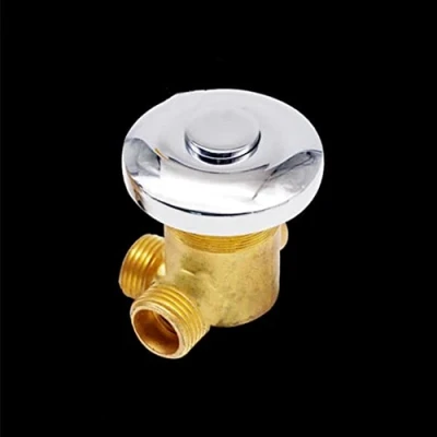 Imagen de AFUDER Grifo termostático para ducha de latón monomando válvula salida 1 vía, mezcla agua fría y caliente fijada en la pared (interruptor control)