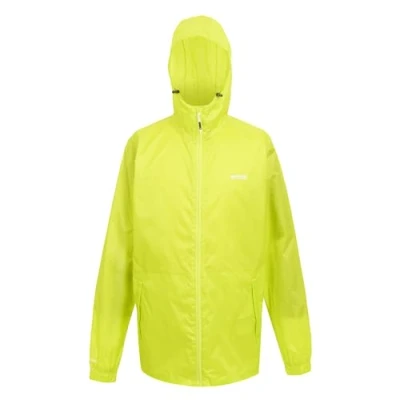 Imagen de Regatta Mens Waterproof Packaway Jacket, Chaqueta impermeable Hombre, Citron Lime,
