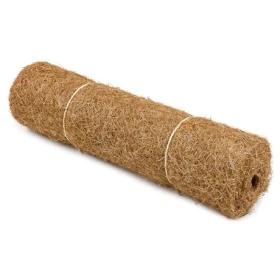 Imagen de La cordeline Alfombra de Fibra Coco Natural, 40 x 100 cm, 900 g/m², con Relleno Planta, protección contra el frío, malezas, Reptil Terrarium, marrón