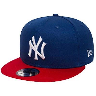 Imagen de New Era 9FIFTY Gorra Unisex, Color Azul Marino/Rojo, Talla M/L
