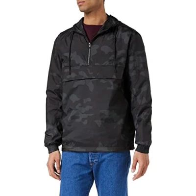 Imagen de Urban Classics camo PULL OVER Windbreaker Cortaviento, Hombre, Talla: Large, Gray