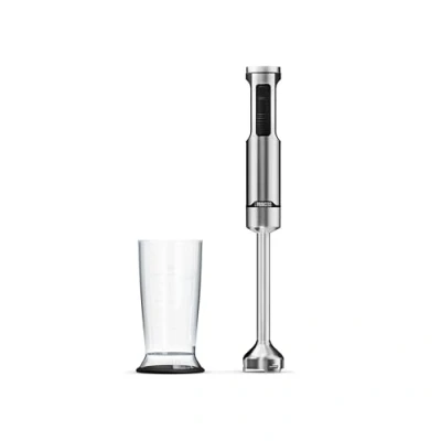 Imagen de Princess Batidora de Mano Acero Inoxidable Prof XXL, 1500W, Brazo Extra Largo 50 cm, 5 Velocidades + Turbo, 4 Cuchillas, Vaso con Tapa Antideslizante, Apta Lavavajillas, 221233