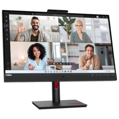 Imagen de Monitor Lenovo ThinkVision T27hv 30 Profesional, 27&quot;, QHD, 6ms, 75Hz, HDMI® 2.1, DP 1.4, Out, USB C® 3.2 Gen 1, Negro, Altavoces y cámara incl.