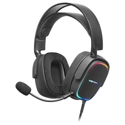 Imagen de Mars Gaming Ratón MHAX black rgb headphones