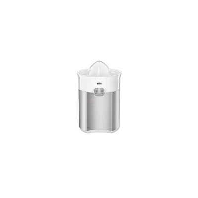 Imagen de Braun CitrusQuick 5 CJ 5050 WH, Exprimidor Eléctrico de Cítricos con Tecnología Start &amp; Stop, Sirve Directamente al Vaso, Tapa Protección Incluida, 60W, Blanco
