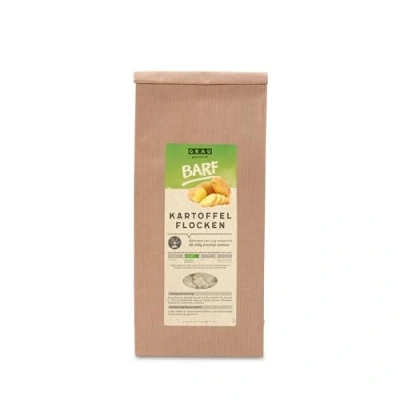 Imagen de GRAU El Original Verdura deshidratada para menús Barf Perros Copos de Patata, Pack Individual (1 x 500 g), alimento complementario